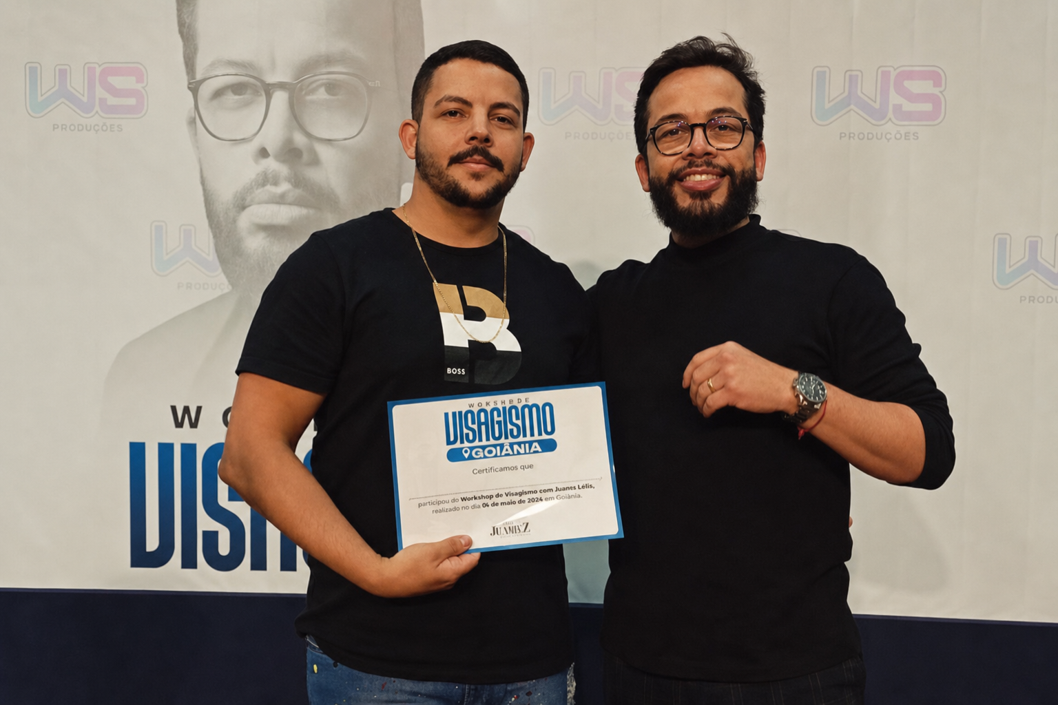 Proprietário da Maranatta Barber em curso de visagismo
